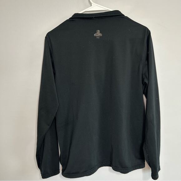 Refrigiwear Flex-Wear Black Pullover Quarter Zip Performance Top Men’s Medium - Picture 4 of 7